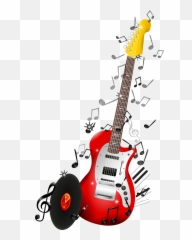 Klipart Category - Transparent Guitar Music Notes Png Emoji