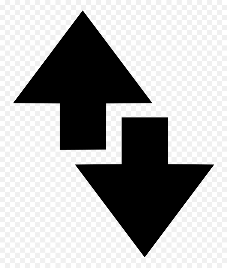 Up Vector And Down Arrow Transparent - Up Down Arrow Png Emoji,Downward Arrow Emoji