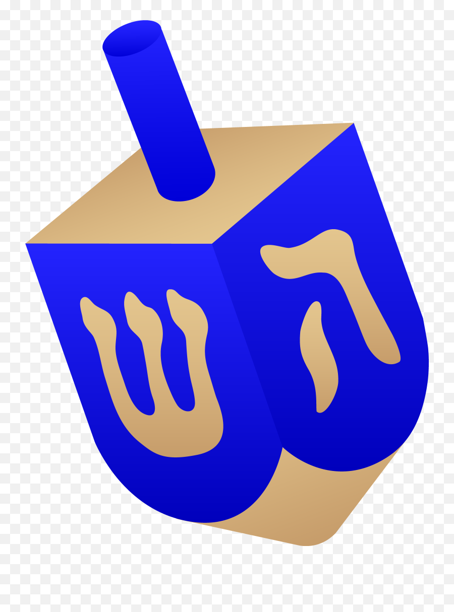 Purim Hebrew Transparent Png Clipart - Dreidel Hanukkah Clip Art Emoji,Dreidel Emoji