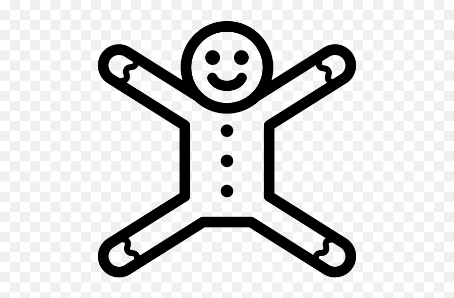 Christmas Biscuit Png Icon - Gingerbread Man Emoji,Merry Christmas Emoticon