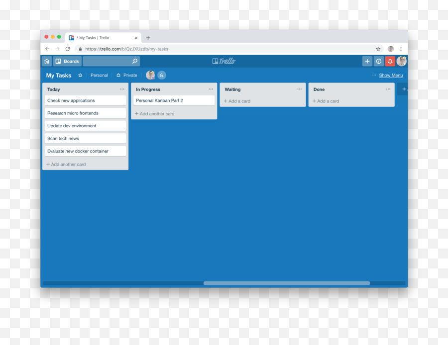 Personal Kanban With Trello - Trello Kanban Board Example Emoji,Trello Emoji