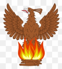 Heraldic Phoenix - Russian America Coat Of Arms Emoji