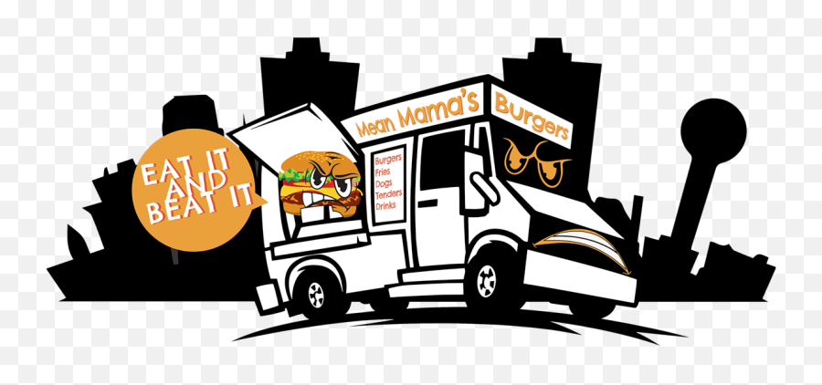 93 Burger Food Truck Clip Art - Food Truck Emoji,Food Truck Emoji