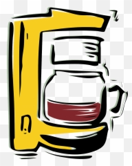 Coffee Maker Pot Drip Auto - Coffee Maker Clip Art Emoji,Coffee Drinking Emoji