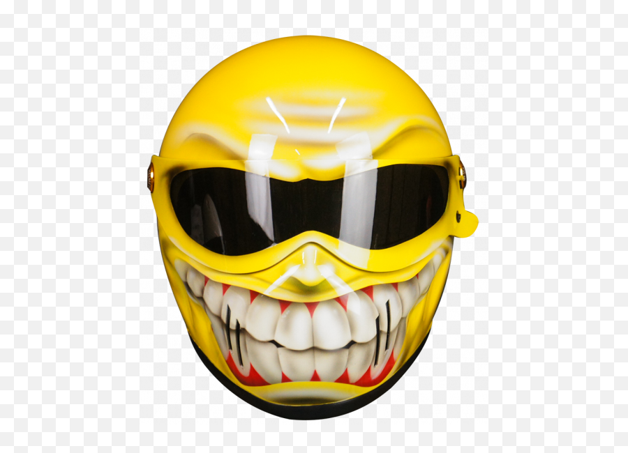 Custom Designed Grinster Smiley Helmet - Extra Bau Und Hobby Emoji,Usa Emoticon