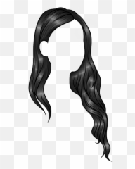 Free Anime Hair Transparent Background - Long Emoji