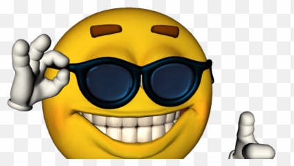 Jctv Discord Server Becomes Racist - Smiley Face Sunglasses Meme Emoji