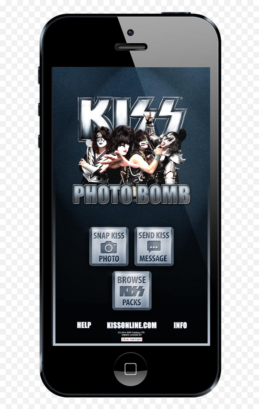Kiss Photo Bomb App Now Available - Gadget Emoji,Kiss Band Emoticons