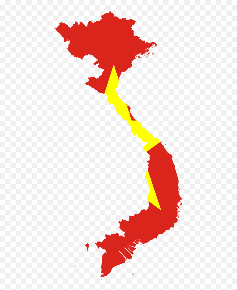 Flag - Vietnam Map Clipart Emoji,Vietnam Flag Emoji