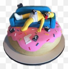 birthdayboy birthdaygirl birthdaycake - Homer Cake Emoji