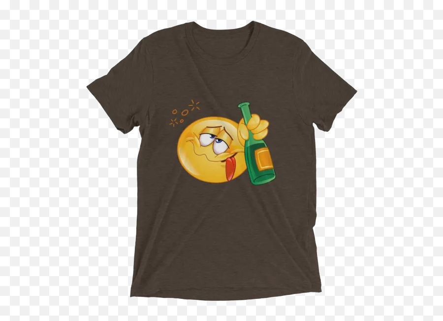 Funny Drunk Emoji Shirts - Smiley Face Unisex Tshirts Letu0027s Party Short Sleeve Tshirt,Tounge Emoji