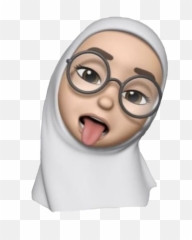 Muslim Animoji Iphone Emoji Emoticon - Muslim Emoji,Hijab Emoji