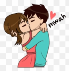 Kiss Whatsapp Stickers - Romantic Love Stickers For Whatsapp Emoji,Hug And Kiss Emoji