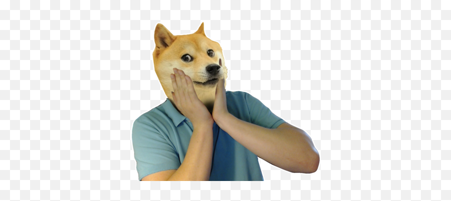 Dancing Doge Transparent Png Clipart - Human Doge Emoji,Doge Emoticon