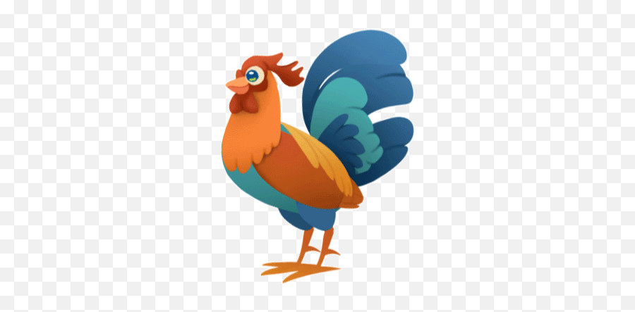 Animations - Rooster Emoji,Hand Rooster Emoji