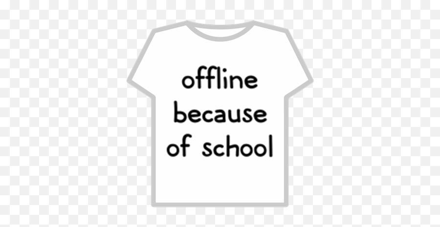 Offline Because Of School - Roblox Illustration Emoji,Purple Horned Emoji
