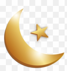 Free Moon Clipart Transparent Background Download Free Clip - Gold Crescent Moon Png Emoji,Half Star Emoji