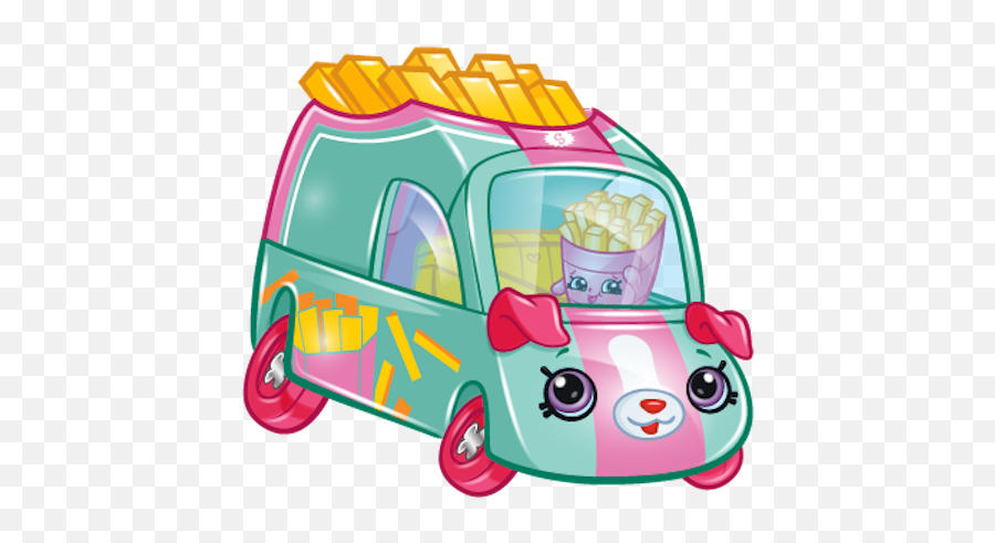 Cars Clip Fast - Shopkins Cutie Cars Fries Transparent Cutie Cars Fast Fries Emoji,Fast Car Emoji