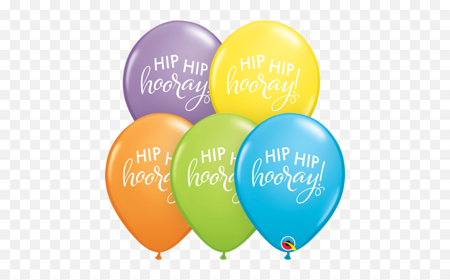 28cm Round Bright Pastel Assorted Simply Hip Hip Hooray - Hip Hip Hooray Balloons Emoji,Hooray Emoji