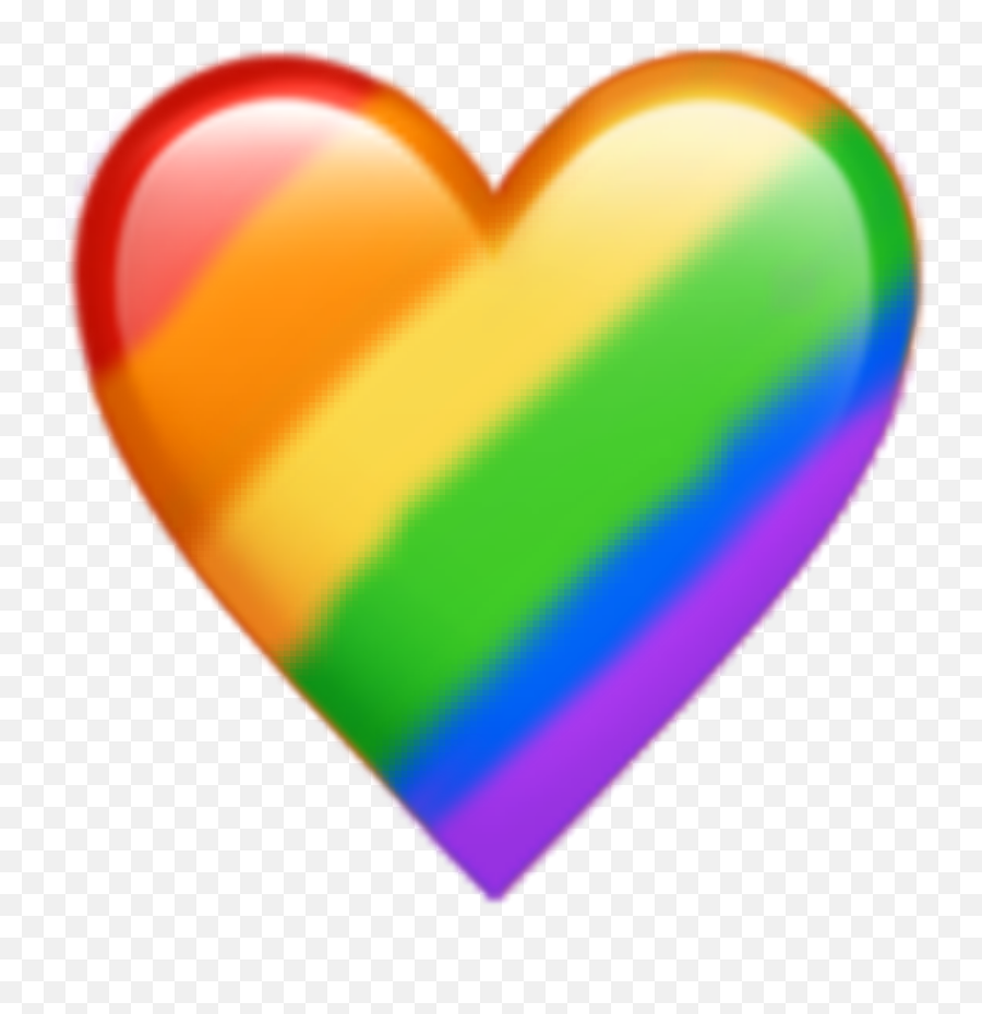 Emoji Rainbow Io Ciò Provato Sticker - Lgbt Heart Emoji Png,Emoji.io