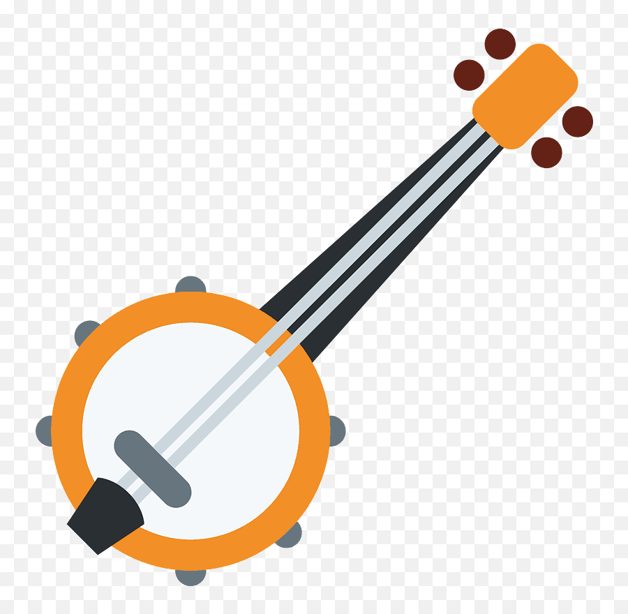 Banjo Emoji Clipart - Banjo Clipart,Mallet Emoji