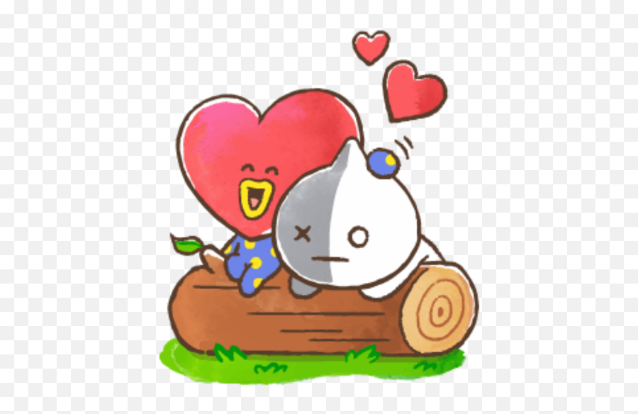 See Bt21 Bts Profile And Image Collections On Picsart - Van Y Tata Bts Emoji,Bt21 Emoji