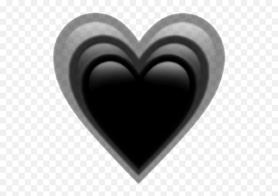 My Black Heart Edit Black Heartemoji Hea - Heart,Dark Emojis