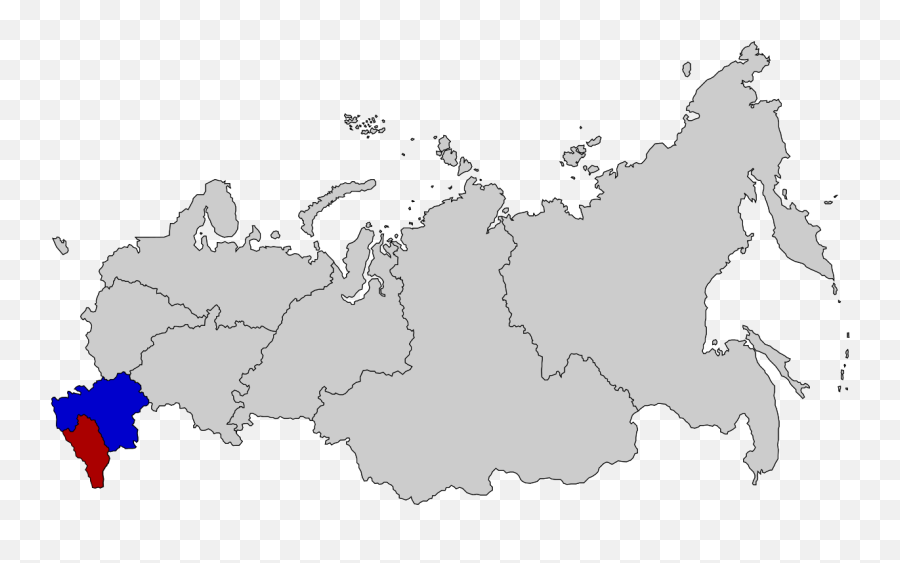 Map Of Southern Russia - Central Federal District Russia Emoji,Rv Emoji