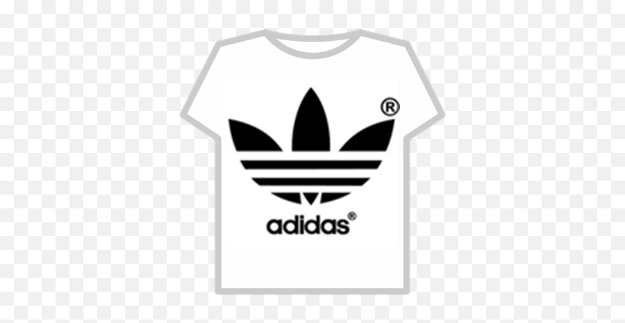 Black Adidas - Shirt Roblox Png,Black Adidas Logo - free