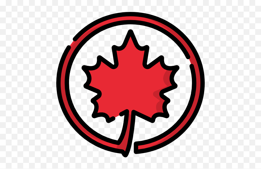 Canada Icon At Getdrawings - Symbol Air Canada Logo Emoji,Canadian Flag Emoji
