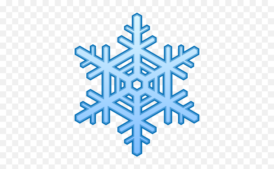 Snowflake Emoji For Facebook Email Sms - Snowflake Vector Free,Snowflake Emoji