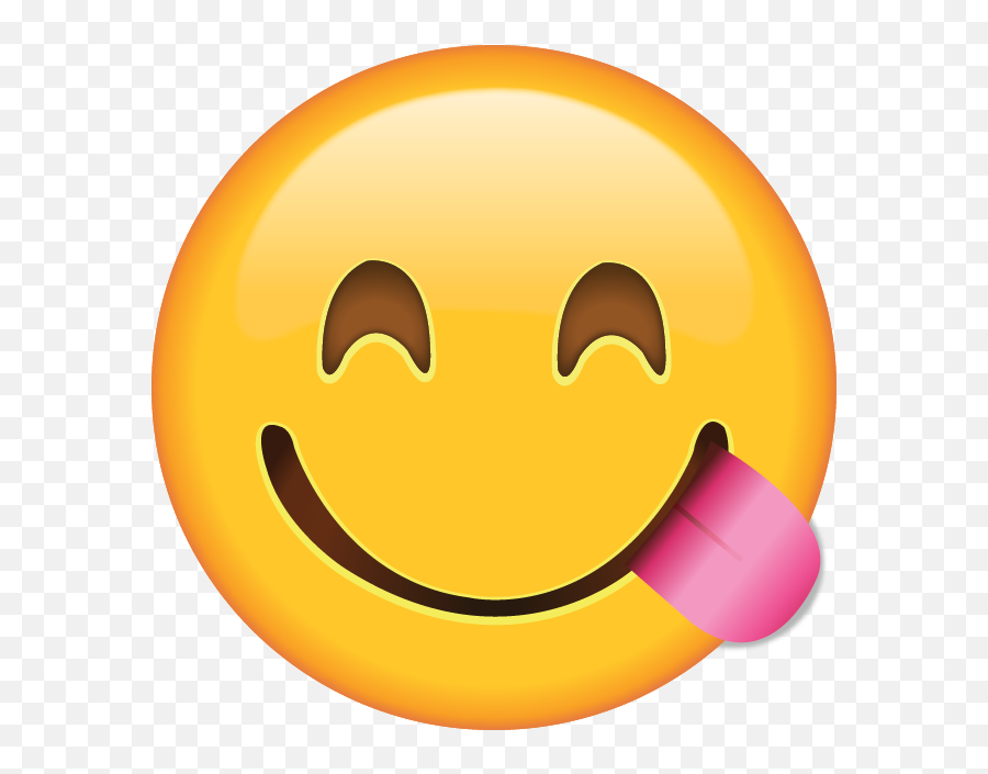 Crazy Clipart Crazy Emoji Crazy Crazy Emoji Transparent - Face Savoring Food Emoji,Hmm Emoji