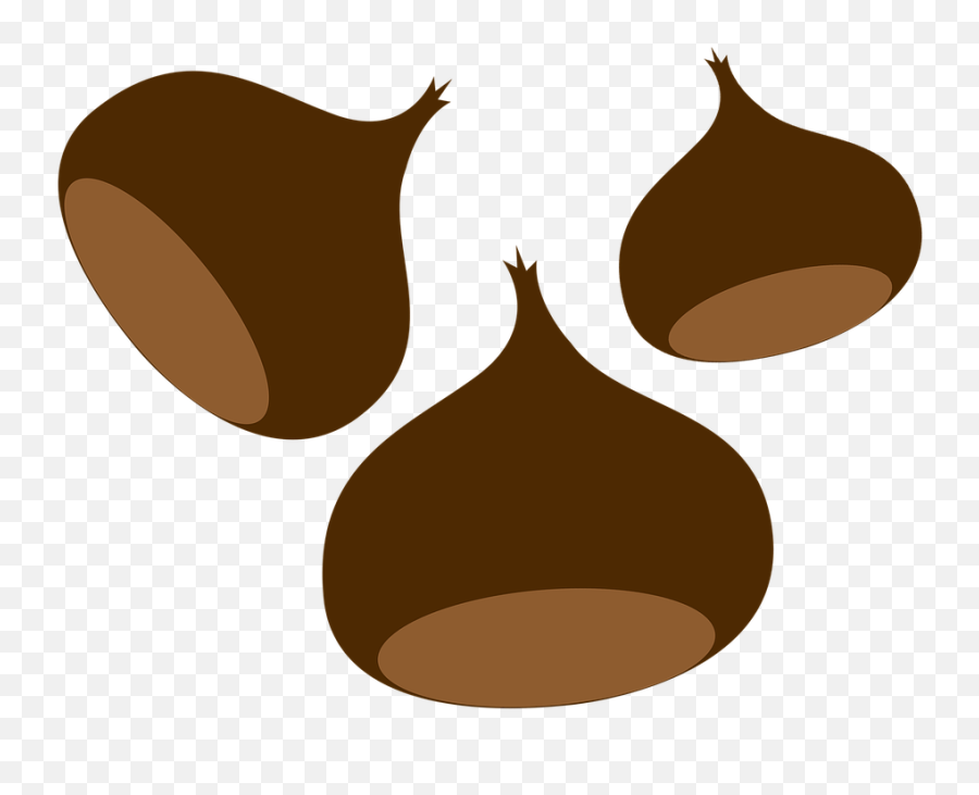 Chestnut Chestnuts Autumn - Chestnut Clipart Emoji,Fallen Leaf Emoji