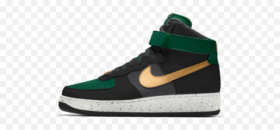 Nike Air Force 1 High Id Personalised - Celtics Air Force 1 Emoji,Running Shoe Emoji