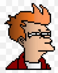 Fry Futurama Pixel Art Clipart - Fry Futurama Png Transparent Emoji,Stir Fry Emoji