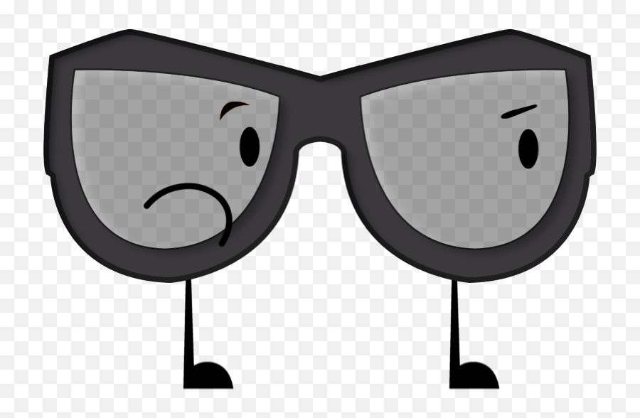 Sunglass Svg Bfdi Transparent Png - Bfdi Glasses Emoji,Sunglasses Japanese Emoticon
