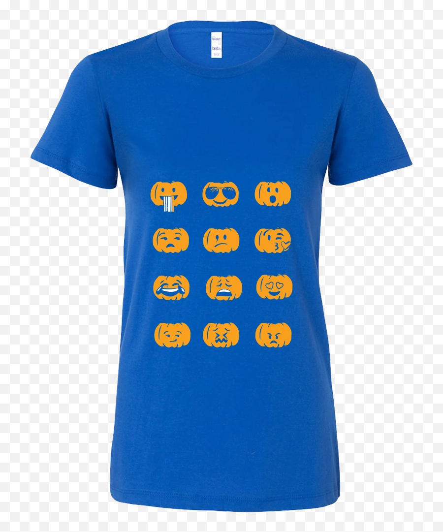 Women Short Sleeve T Shirt Emoji,Halloween Emojis