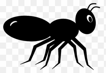 Cartoon Cute Black Clipart Orange - Black Ant Clip Art Emoji,Ant Emoji