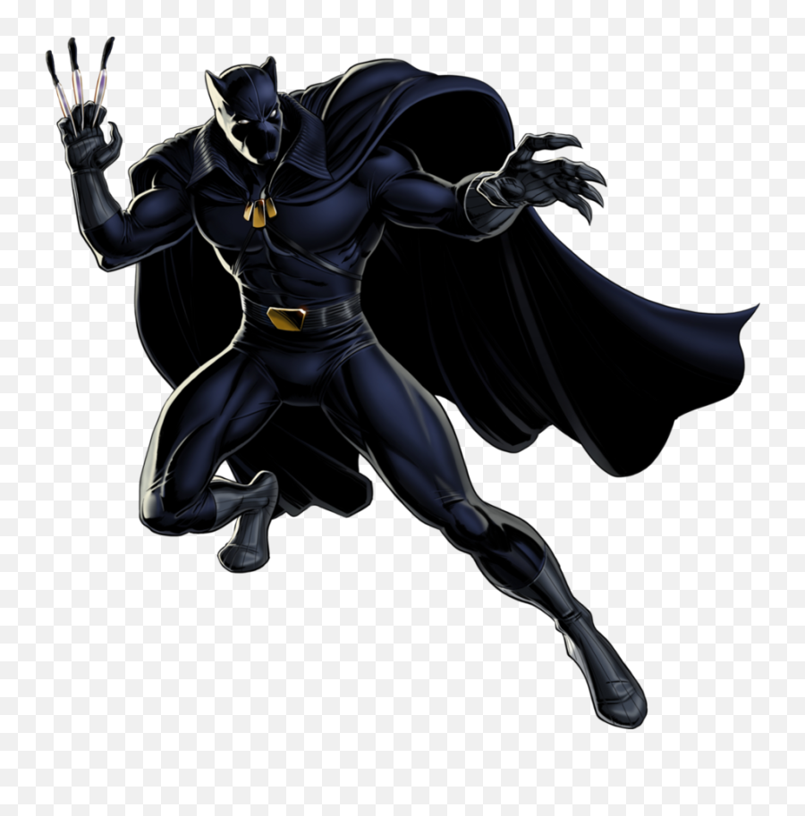 Black Panther Superhero Clipart - Cartoon Black Panther Marvel Emoji,Wakanda Emoji