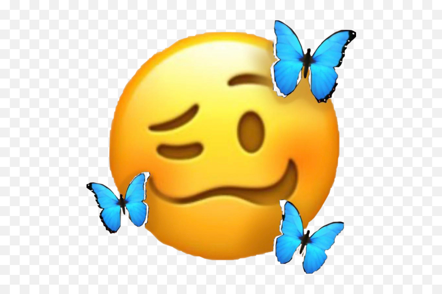 Hehe Butterflies Emoji Freeto - Custom Emojis,Hehe Emoji