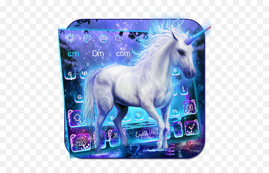 Unicorn Fantasy Keyboard Theme - Apps On Google Play Stallion Emoji,Unicorn Emoji Android