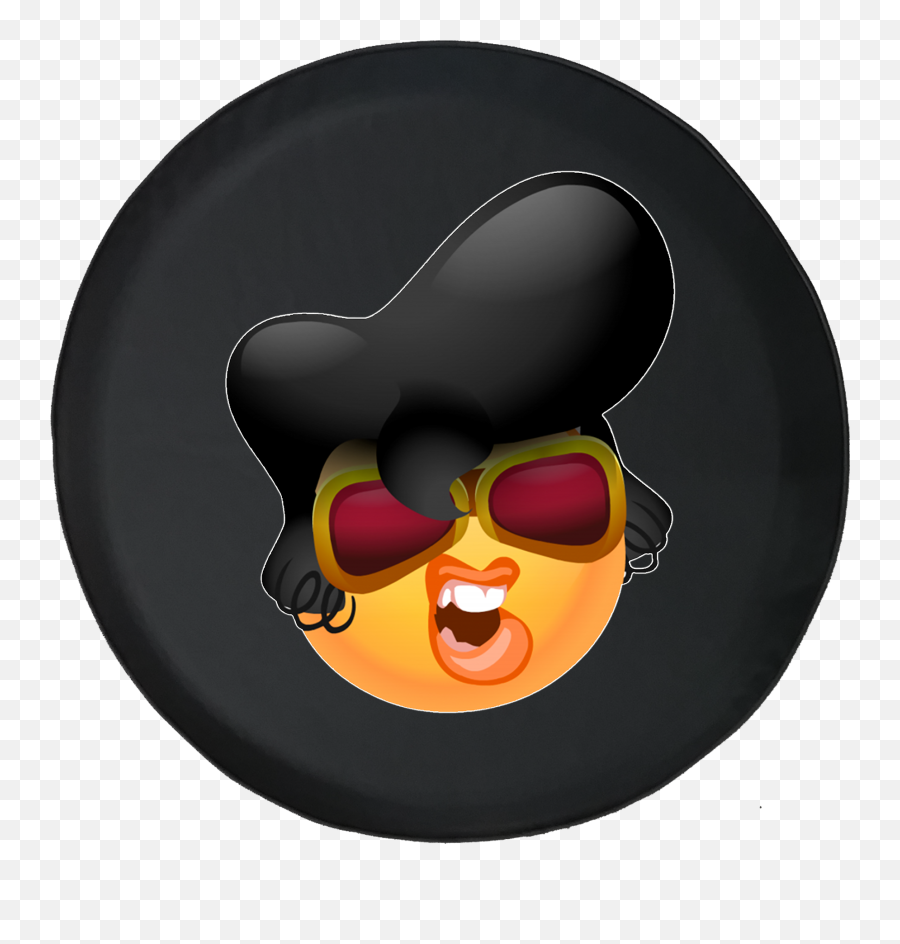 Emoji Elvis Presley Honky Tonk Adventure Offroad 4x4 Spare Tire Cover Fits Jeep Rv More 28 Inch - Elvis Presley Emoji,Elvis Emoji