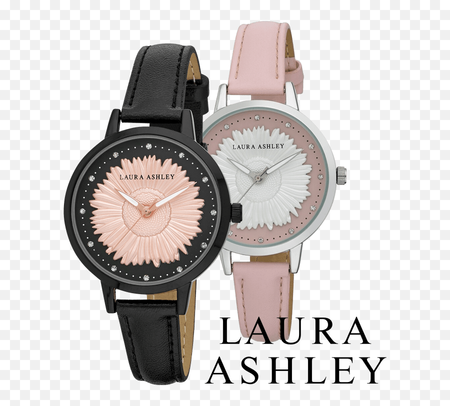 Laura Ashley Ladies Round Sunflower Watch - Griffith Observatory Emoji,Emoji Level 93