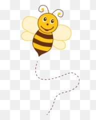 Number 1 Clipart Bee - Dibujos De Abejitas Emoji
