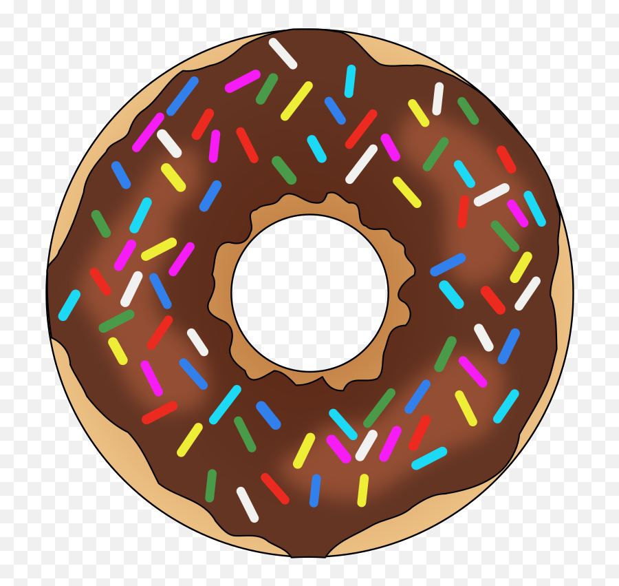 Cart Clipart Donut Picture - Clipart Chocolate Sprinkle Donut Emoji,Donut Emoticon