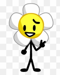 Daisy Flower - Cartoon Emoji,Hippie Emoticon