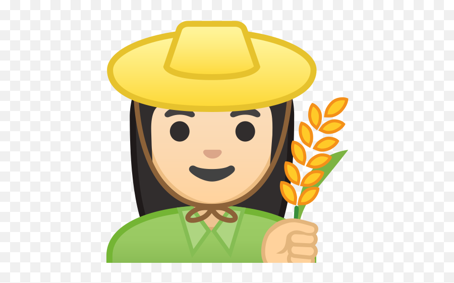 Light Skin Tone Emoji - Farmers Icon Png,Farm Emoji