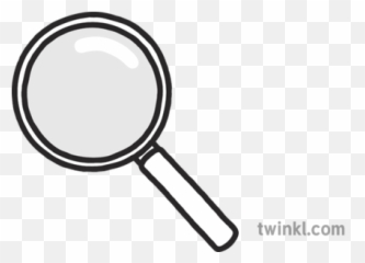 Magnifying All About Me Emoji Worksheet English Ks1 Bw Rgb - Clip Art