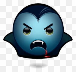The Vampire - Cartoon Emoji,Halloween Emoticons