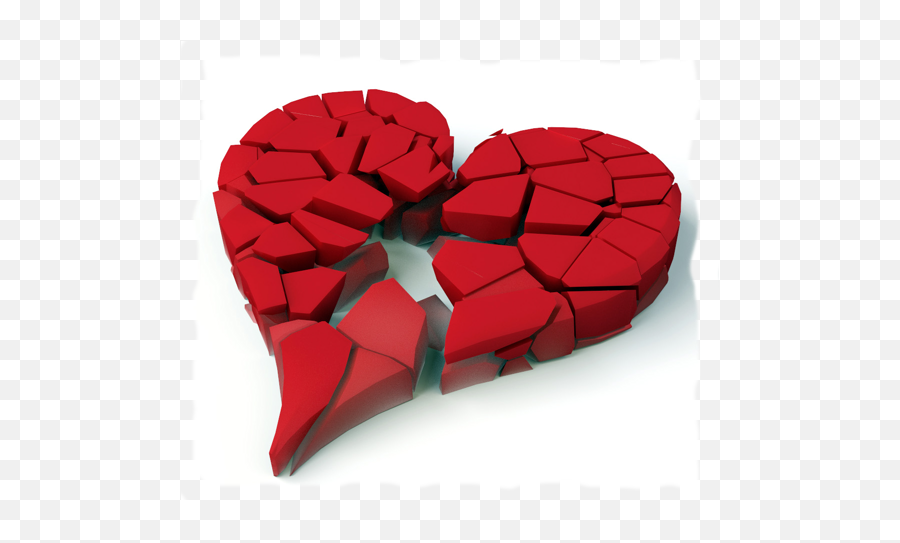 Heart Broken Photo Png Transparent - Broken Heart 3d Png Emoji,Heart Break Emoji